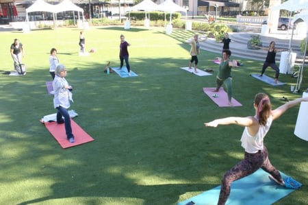 Friday's Yoga on the Green