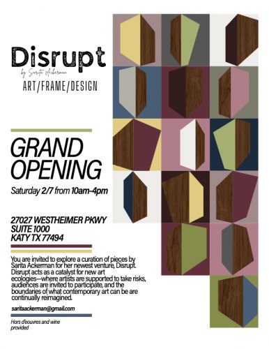 Disrupt: Studio Opening!