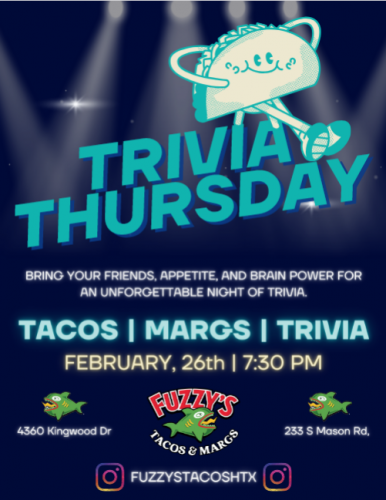 Tacos | Margs | Trivia at Fuzzy's Taco Shop