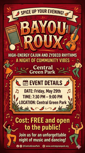 Bayou Roux Live at Central Green Park