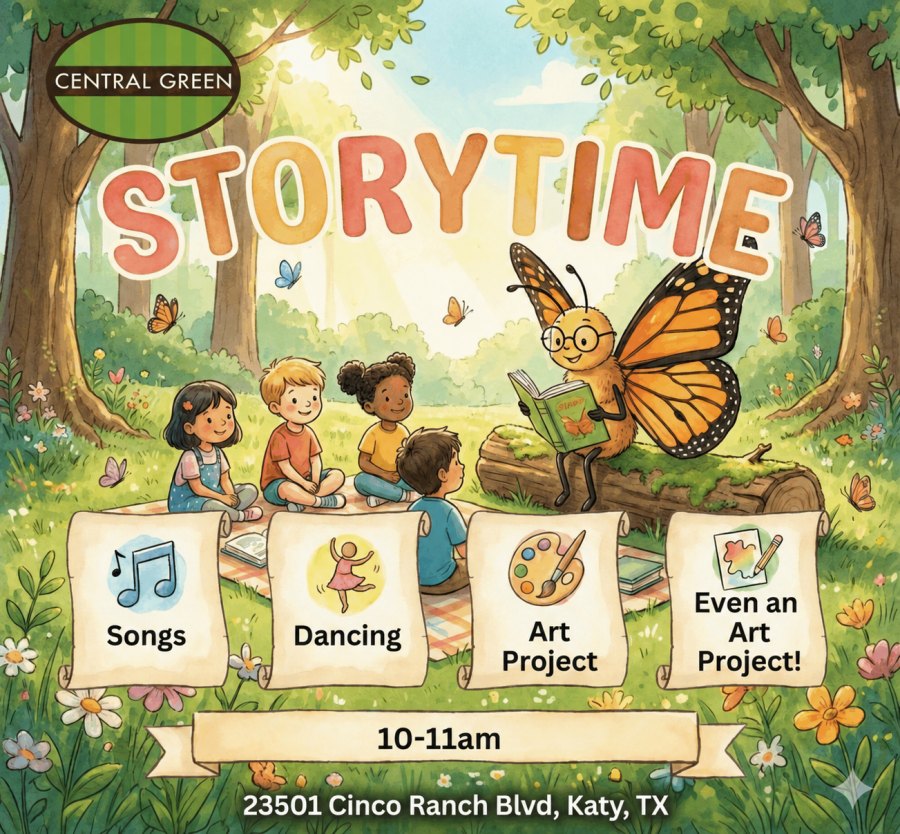 Storytime at Central Green Park